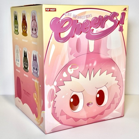 Pop Mart The Monsters Labubu CHEERS! Series - Double-Walled Glass Blind Box NIB - Picture 1 of 7